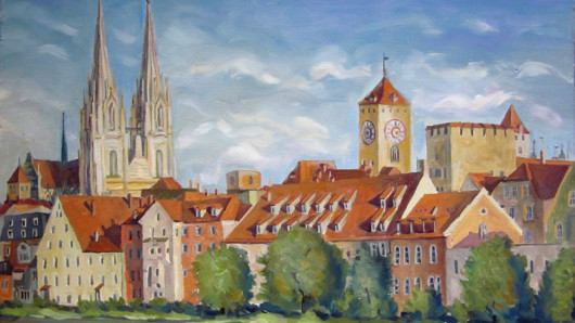"Панорама міста",40х50,п.олія,2013"Панорама міста",40х50,п.олія,2013