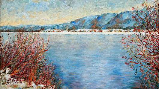 Öl_Donau_im_Winter